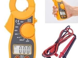 Generic Portable LCD Digital Clamp Ampere AC DC Voltage Multi Meter Current OHM Tester (NL-VAC3-57YS), Corded Electric, 1 Piece