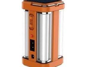 Boosty® Plastic 24 Energy 4 Tubes 360 Degree Hi-Bright Lantern with Solar and Rechargeable Electric Emergency Light (Multicolor)