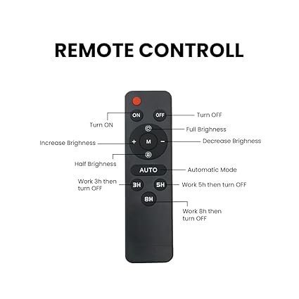 Solar Flood Light Outdoor LED, Waterproof, Automatic Wall-Mount Lamp for Home, Garden, Balcony, Patio with Remote | Solar-Powered Flood Light | Solar Exterior Flood Lamp for Outdoors (Pack of 1) - Image 6