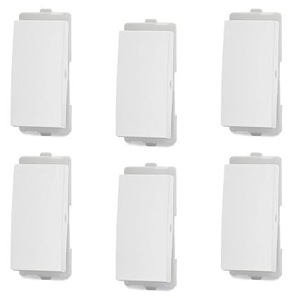 Schneider electric Opale-6A 1 Way Switch (Pack of 6)