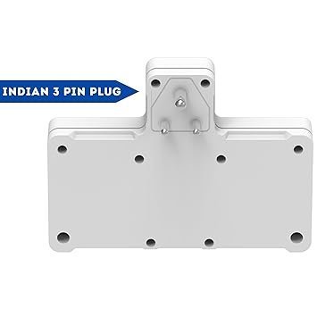 MOS EMBOX Multi Plug Socket with Individual Switch-Cordless Extension Board with 3 Universal Sockets-Multiplug -1500W - Image 3