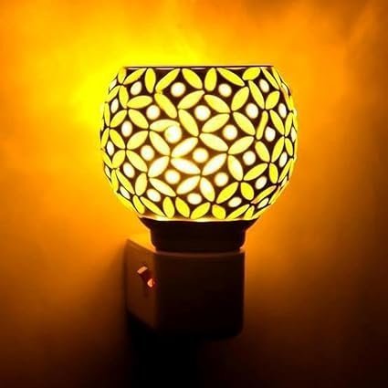 MOS PANCA Ceramic Star Camphor Diffuser for Home,Night Lamp,Electric Camphor Burner, Kapoor Dani,Aroma Incense Burner, Home Accessories,Gift,Electric Dhoop Dani for Home (Set of 1, Ceramic) - Image 7