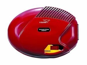V-Guard VGSD 50 Smart Stabilizer for Refrigerator up to 300 Litre | Advance Overheat Protection | 2 A Capacity | Convenient LED Indicator | Cherry Red (Working Range:130-290 VAC)