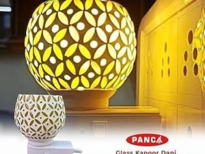 MOS PANCA Ceramic Star Camphor Diffuser for Home,Night Lamp,Electric Camphor Burner, Kapoor Dani,Aroma Incense Burner, Home Accessories,Gift,Electric Dhoop Dani for Home (Set of 1, Ceramic)