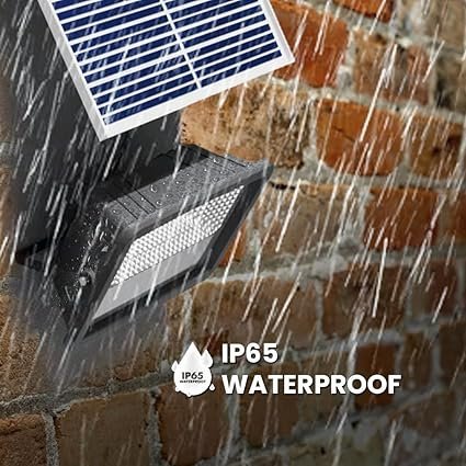 Solar Flood Light Outdoor LED, Waterproof, Automatic Wall-Mount Lamp for Home, Garden, Balcony, Patio with Remote | Solar-Powered Flood Light | Solar Exterior Flood Lamp for Outdoors (Pack of 1) - Image 4