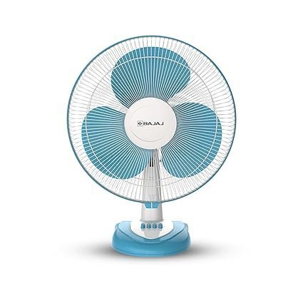 MOS Bajaj Frore Neo Table Fan 400 MM | Table Fans For Home & Office | Aerodynamically Balanced Blades | 100% Copper Motor | High Air Delivery | 3-Speed Control | 2-Yr Warranty 【Blue】 - Image 6