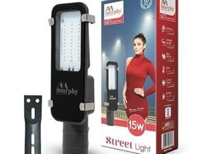 Murphy Aluminium Led 15 Watts Ip-65 Bis Approved Waterproof Outdoor Electric-Corded Street Light, Cool White