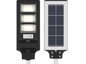 DYLECT® Eco Solar Street Light – 150W Outdoor LED with Automatic Motion Sensor, Remote Control & 12-Hour Runtime, for Home, Garden &Pathway | Cool White 6500K, IP64 Waterproof,ABS+PC Built (w/o Rod)