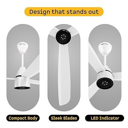 atomberg Renesa Enzel 1200mm BLDC Ceiling Fan with Remote Control | BEE 5 star Rated Energy Efficient Ceiling Fan | - Image 3