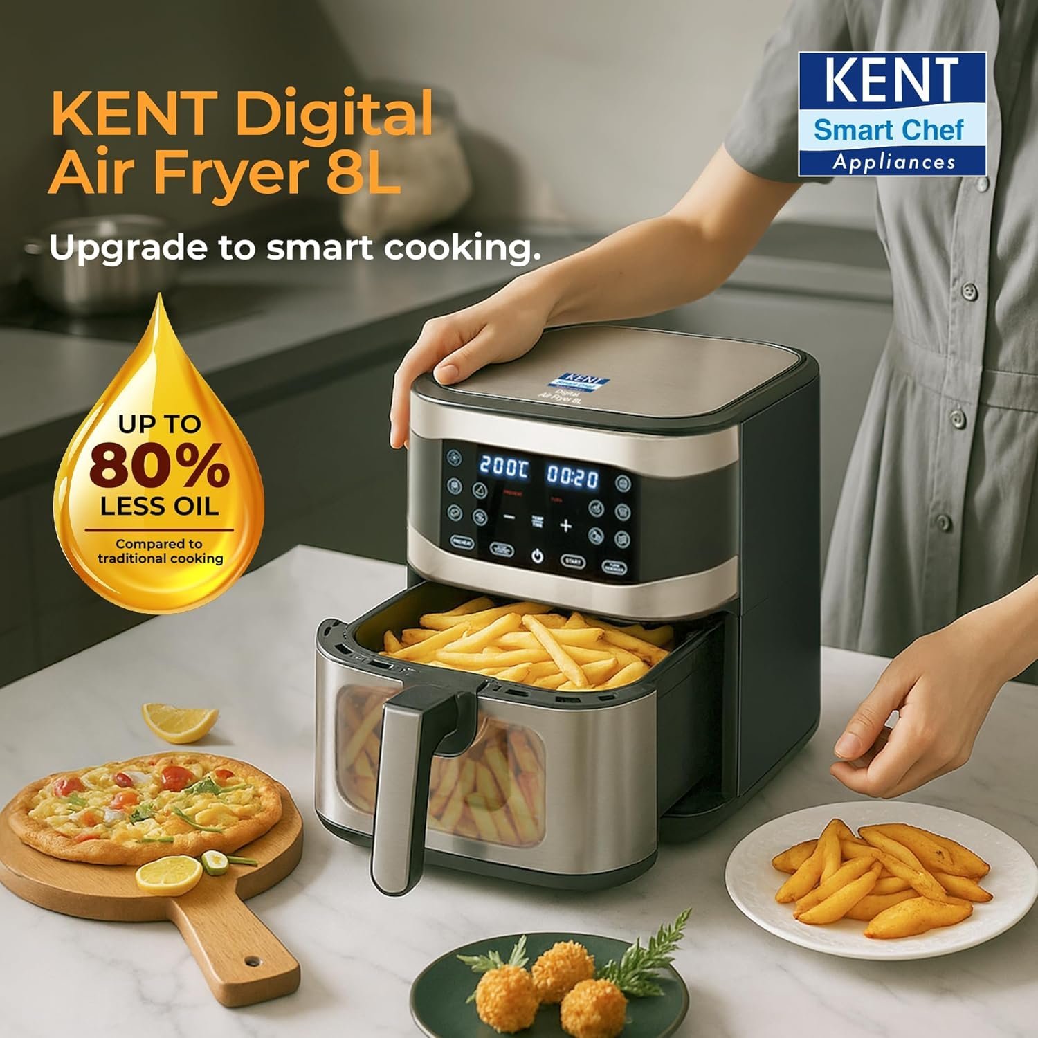KENT Digital Air Fryer 8L - Image 3