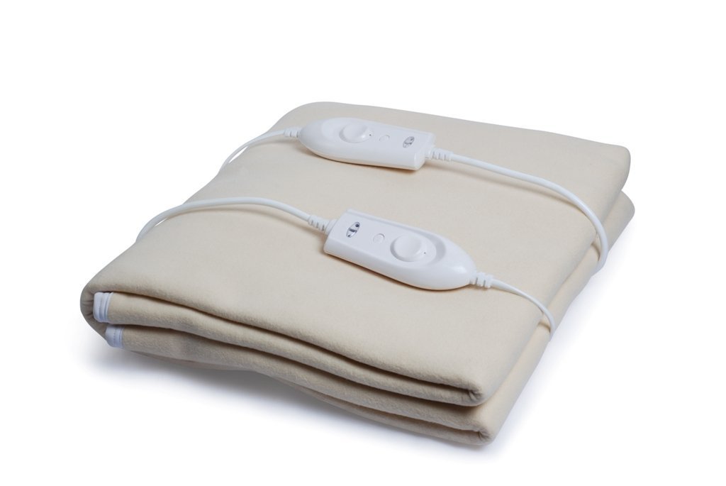 Expressions Polar Electric Bed Warmer - Electric Under Blanket - Double Bed Size (150cms x 160cms) with 3 Heat Settings & Dual Safety Feature with Over Heat Protection - Color:...(Pack of 4)