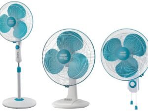 USHA Maxx Air Ultra 400MM Pedestal Fan (Light Blue) - Aerodynamically Designed Blades, 70 CFM, 1350 RPM